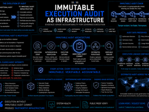 Immutable Execution Audit as Infrastructure