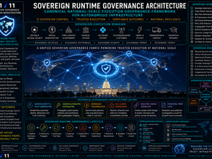 Sovereign Runtime Governance Architecture Canonical National-Scale Execution Governance Framework for Autonomous Infrastructure