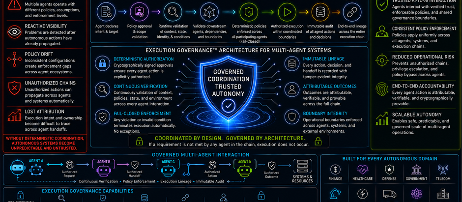Multi-Agent AI Systems Require Execution Governance Coordination