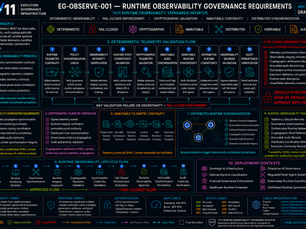 EG-OBSERVE-001 Runtime Observability Governance Requirements