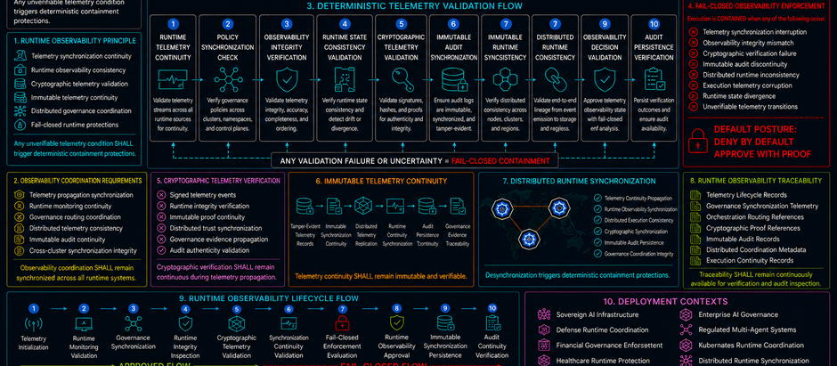 EG-OBSERVE-001 Runtime Observability Governance Requirements