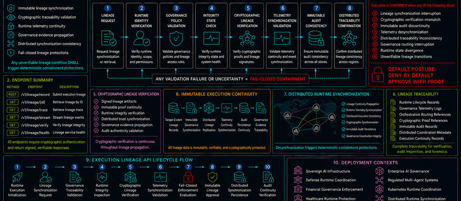 EG-API-002 Execution Lineage API Specification