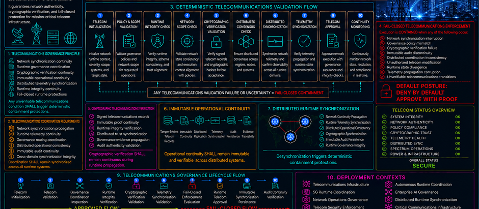 EG-TELECOM-001 Telecommunications Runtime Governance Requirements