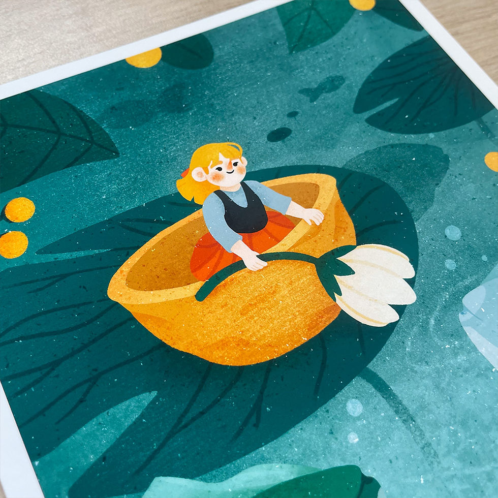 Miniature : Thumbelina (15x15)