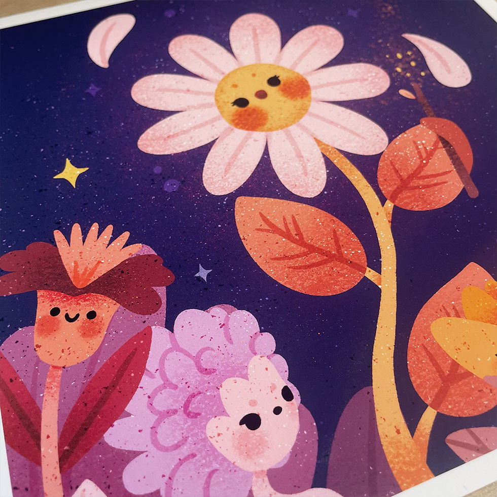 Miniature : La fleur magique (21x21)