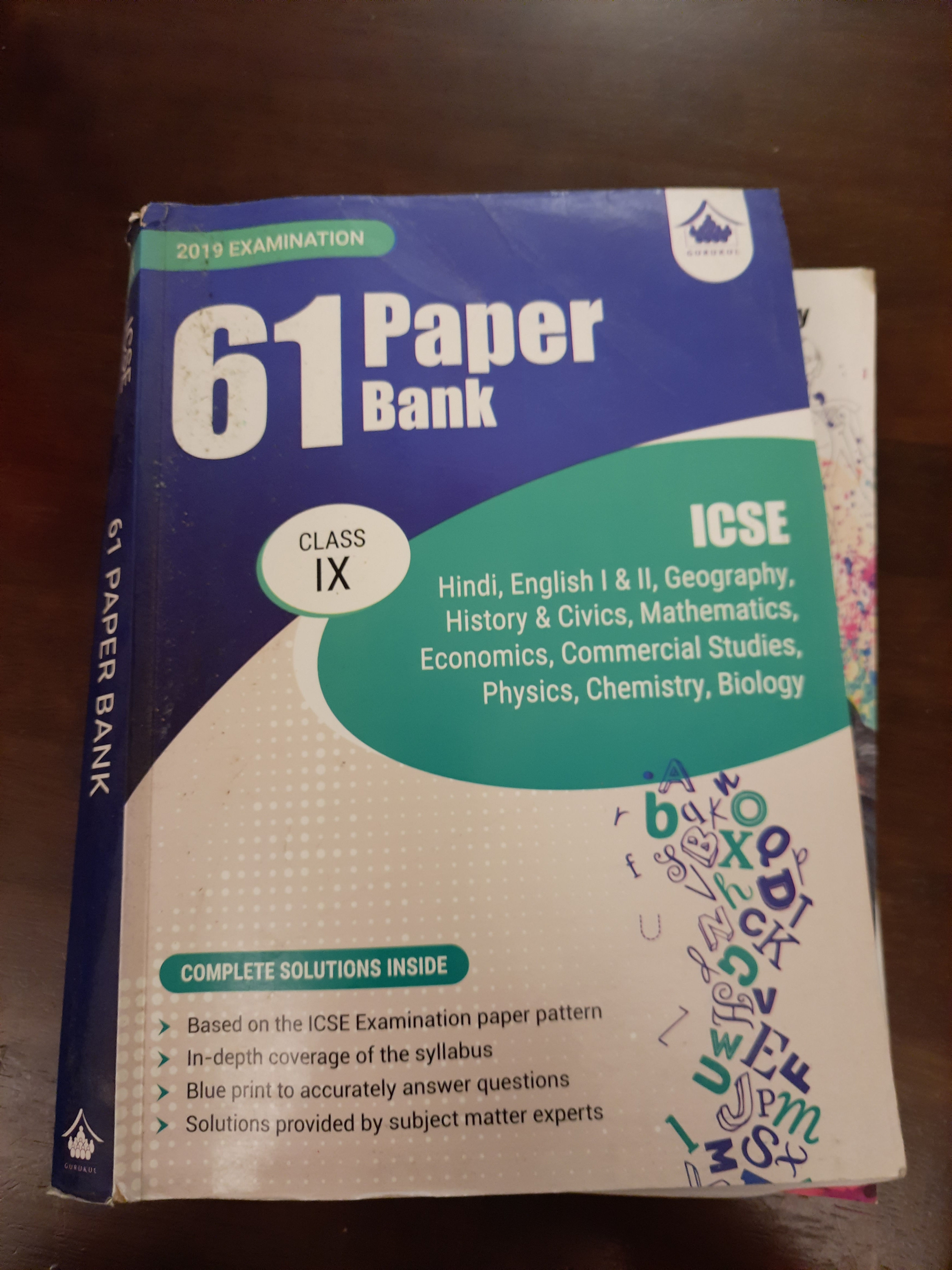 9th grade ICSE textbooks and question bank