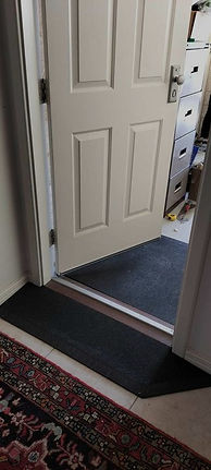 Custom rubber ramp installed, Perth