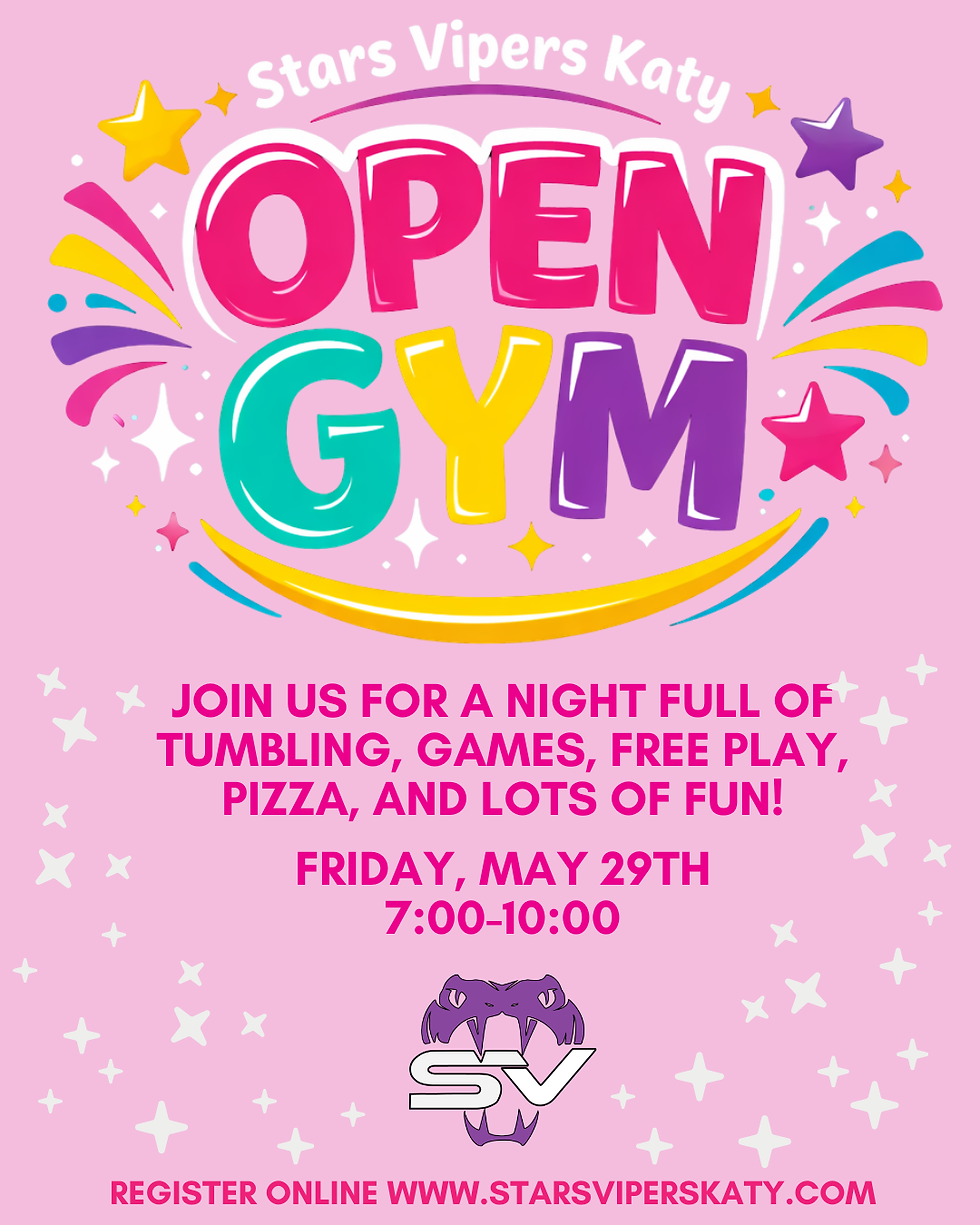 Friday Night Open Gyms!