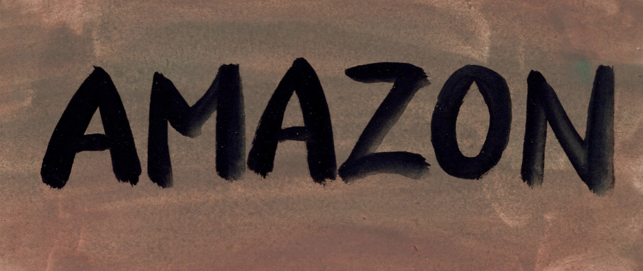 Sign showing Amazon