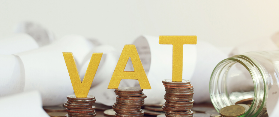 Sign showing VAT - for auditing