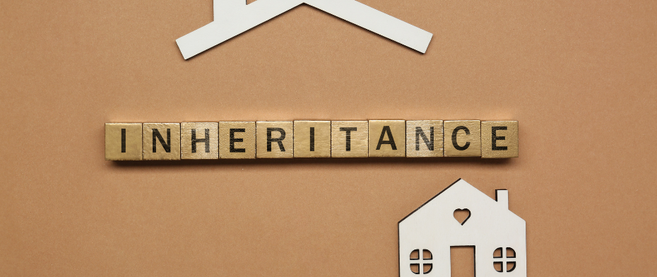 Sign spelling out inheritance tax