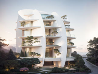 Apartment complex  design. Tbilisi, Georgia