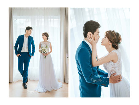 婚紗拍攝。