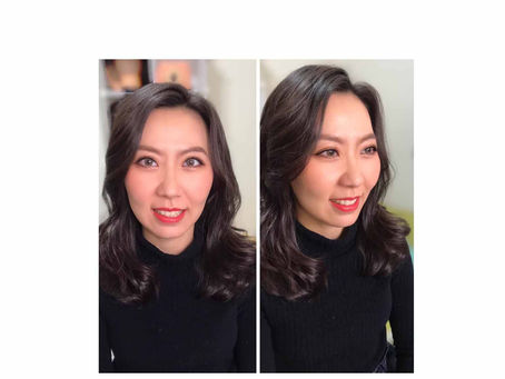 表演造型。情人節演唱 自然氣質妝髮