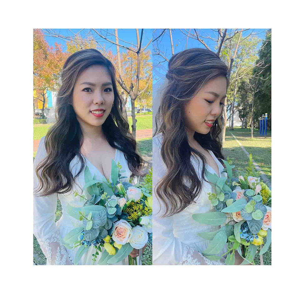 台北。婚紗拍攝造型