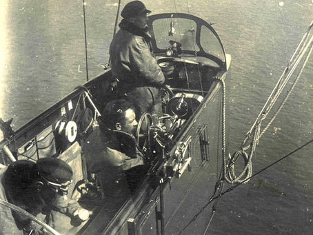 1918. A bord du dirigeable ZD-3 en patrouille au-dessus de la Manche