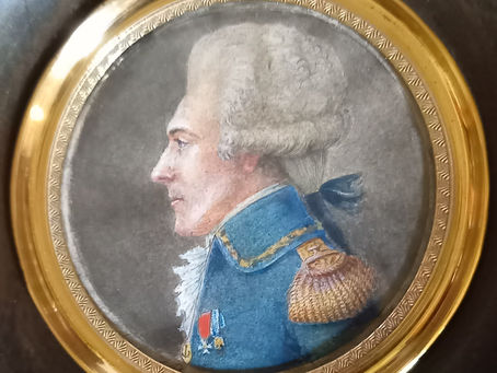 1786. Un major de vaisseau en petit uniforme