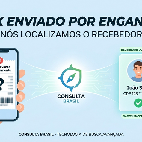 Pix Enviado por Engano? Saiba como a Consulta Brasil ajuda a resolver.