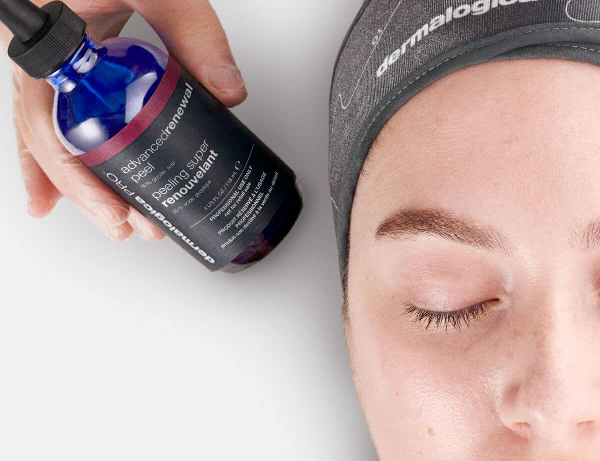 Woman with glowing skin