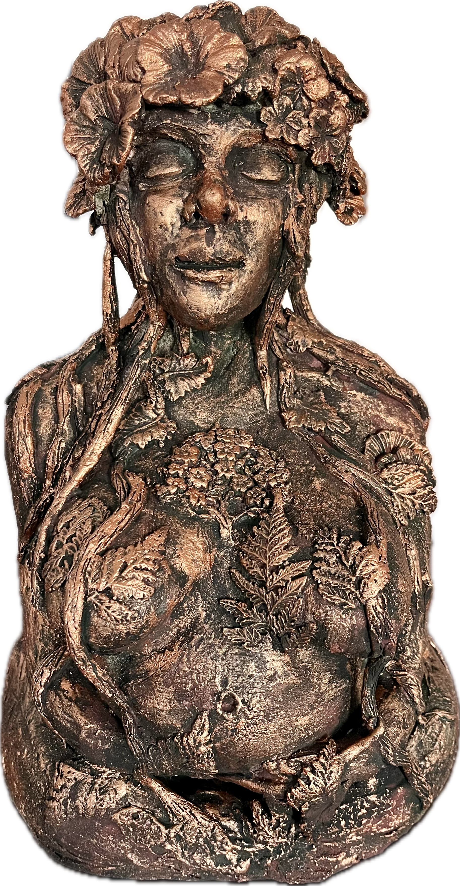 Gaia statue ceramique