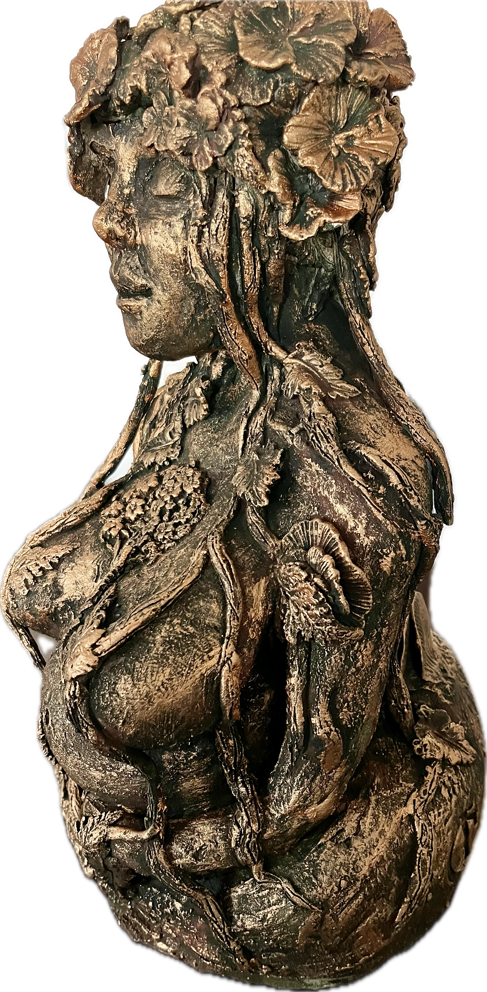 Miniature : Gaia statue ceramique 