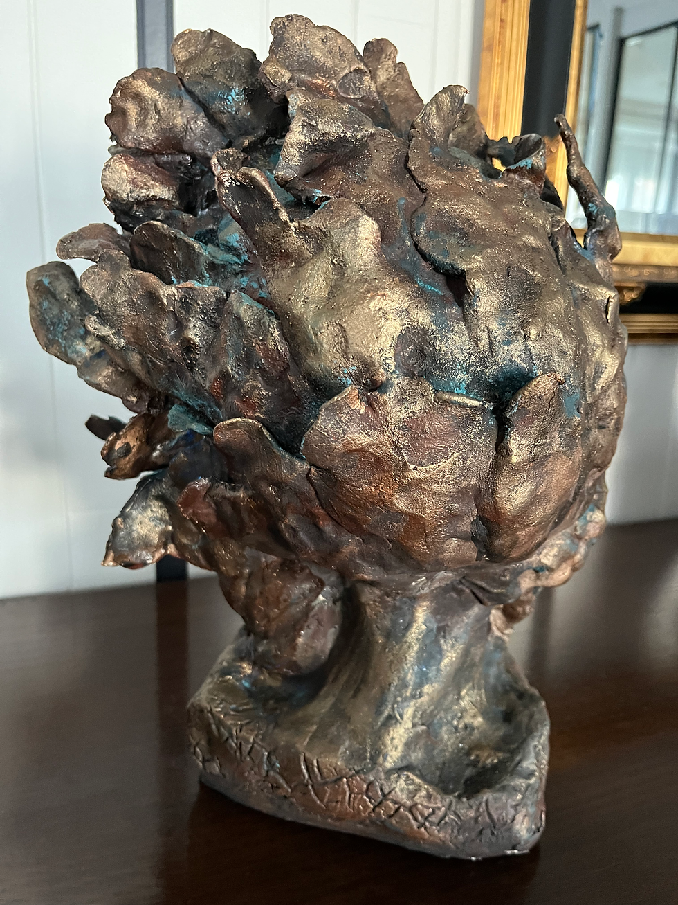 Miniature : L’alchimiste sculpture par Capron Isabelle 