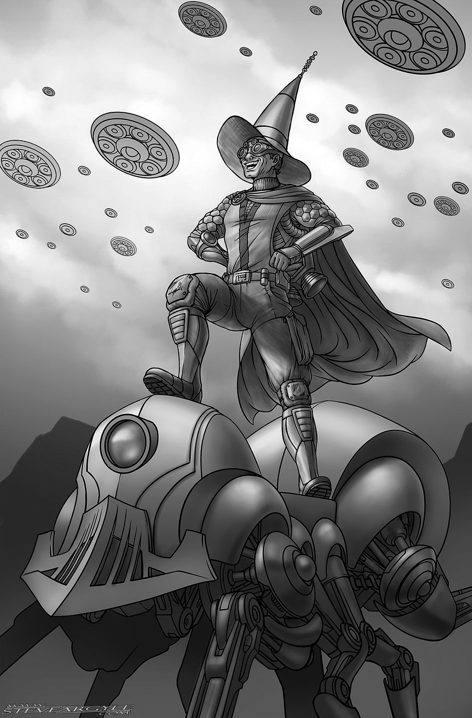 Linework with a bit of shading