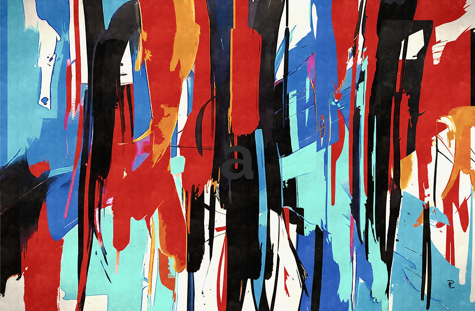 Ein abstraktes Bild mit dem Titel "Urban Echo" aus der Galerie artlodia.com.