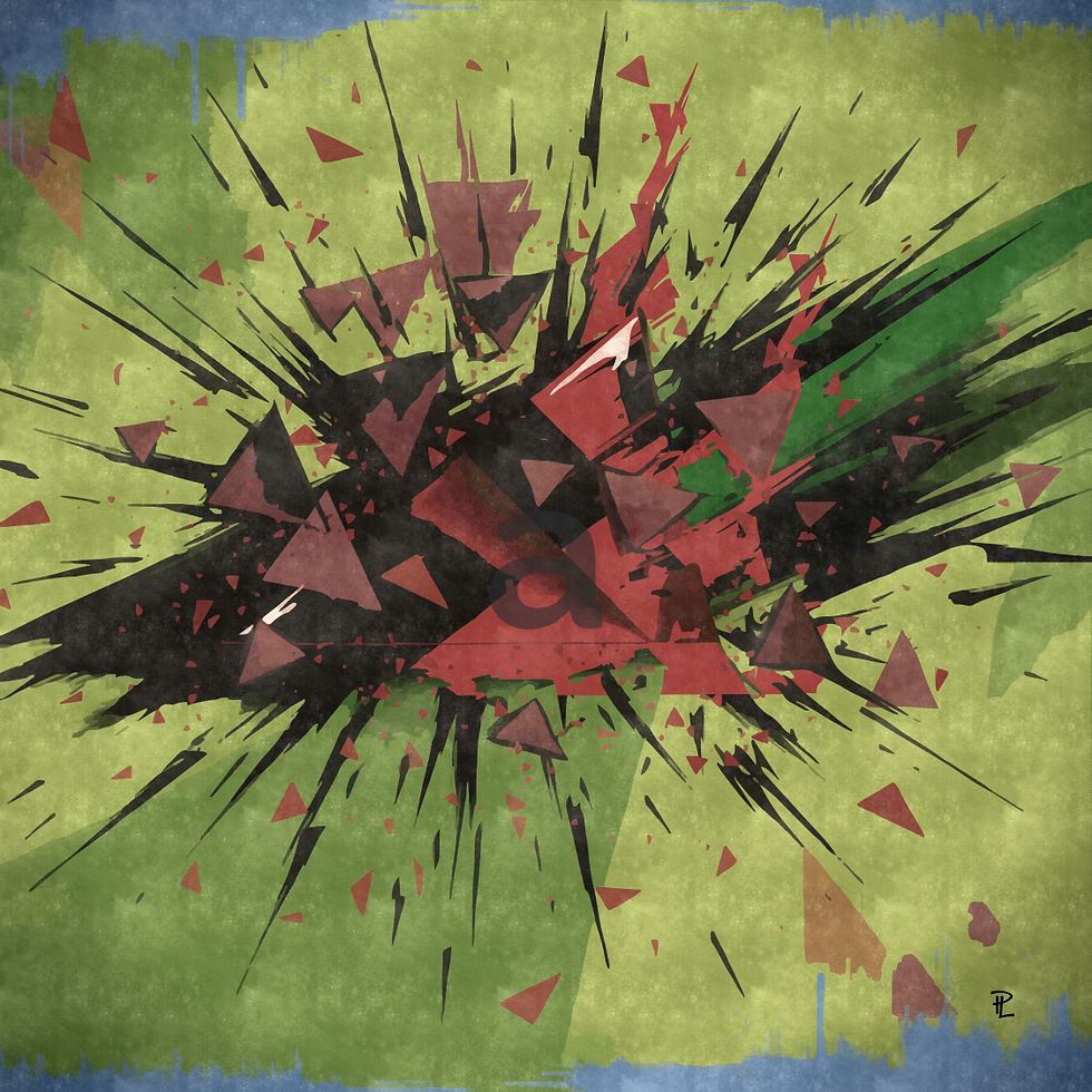 "Geometric Eruption" aus der Galerie artlodia.com.