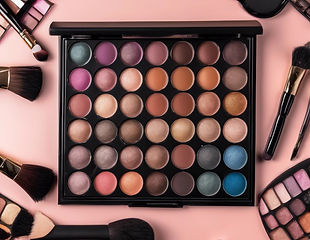 eyeshadow pallete with brush on vanity.jpg
