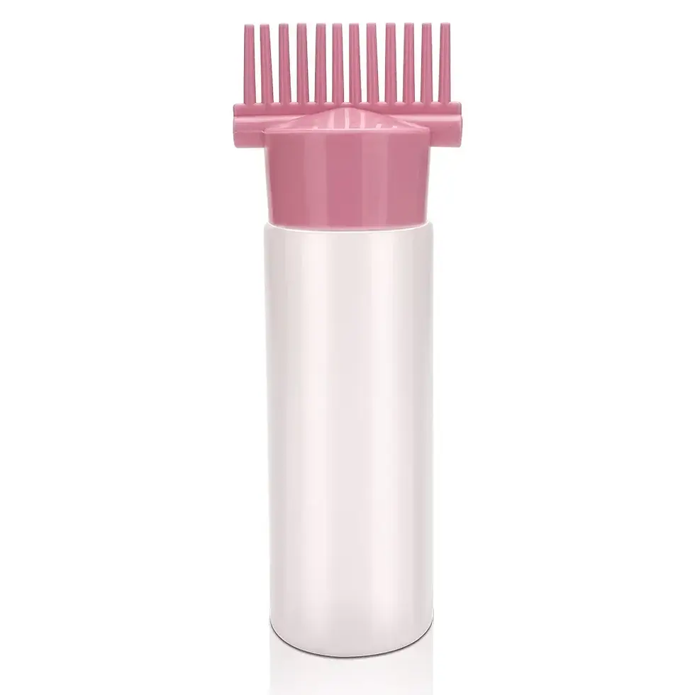 Thumbnail: 180ml Hair Dye Applicator Bottles Plastic Shampoo Bottle Hair Coloring Smudge Ba