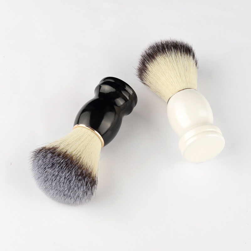 Thumbnail: Beard Shaving Brush Makeup Brushes 1pcs Wooden Handle Bristle Hair Salon Barber 