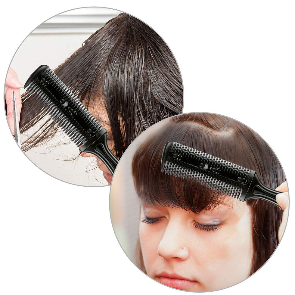 Thumbnail: Speciality Hair Cutting Comb Hair Brushes With Razor Blades Hair Trimmer Cutting