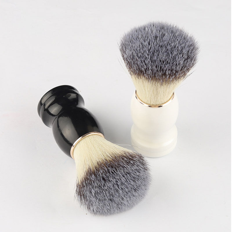 Thumbnail: Beard Shaving Brush Makeup Brushes 1pcs Wooden Handle Bristle Hair Salon Barber 