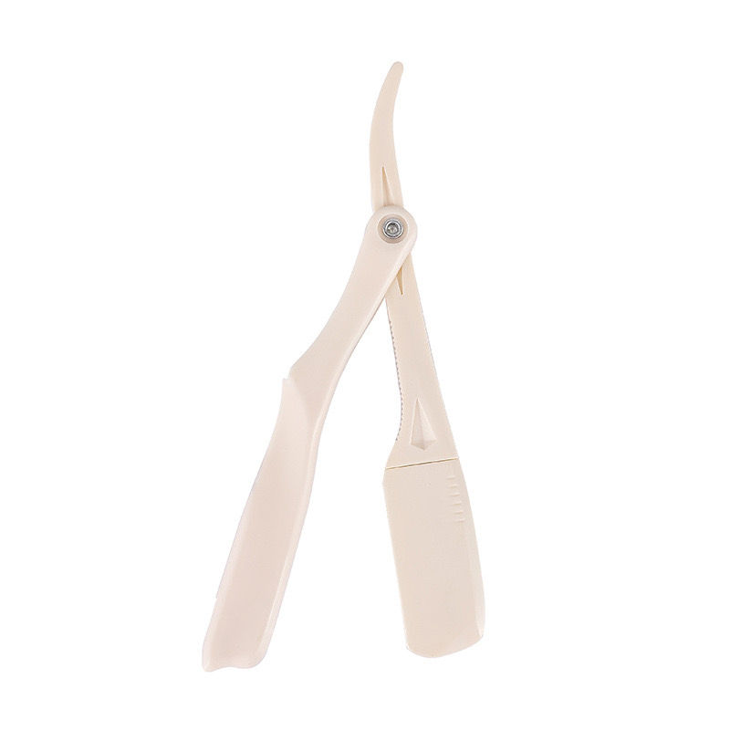 Thumbnail: Professional Manual Shaver Straight Edge Plastic Sharp Barber Razor Folding Shav
