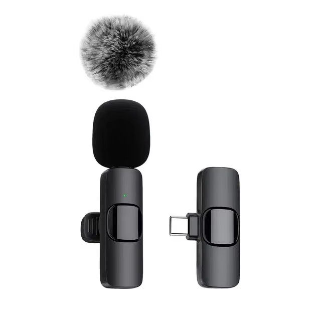 Thumbnail: K9 Wireless Microphone For Android 2 Microphones For iPhone Video Recording Inte