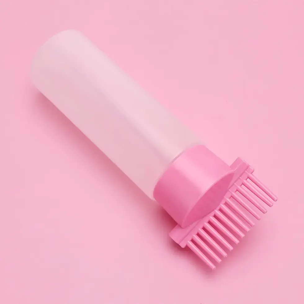 Thumbnail: 180ml Hair Dye Applicator Bottles Plastic Shampoo Bottle Hair Coloring Smudge Ba