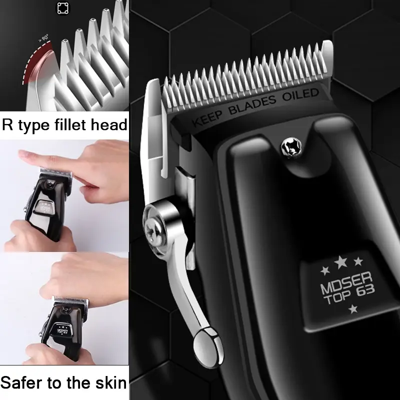 Thumbnail: Kemei KM-PG809A Hair Clipper Hair Cutting maching Wireless Trimmer Men Professio