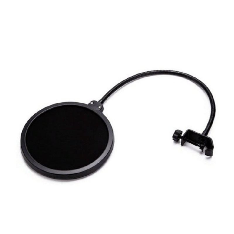 Thumbnail: 100mm Double Layer Studio Microphone Pop Filter Flexible Wind Screen Sound Filte