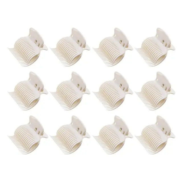 Thumbnail: 12pcs/lot Salon Hot Roller Barrette Curly Hold Hair Clips Prem Insulation Heatle