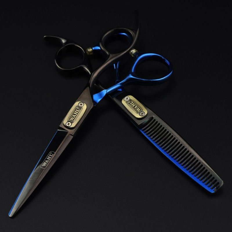 Thumbnail: Professional 6 inch Hair Scissors Thinning Barber Cutting Hair Shears Scissor To