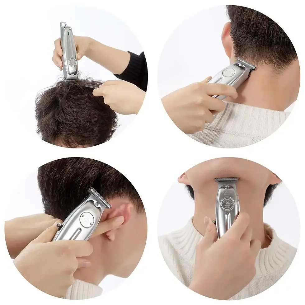 Thumbnail: Kemei 1949 Hair Clipper Finishing Hair Cutting Machine Electric Barber Full Meta