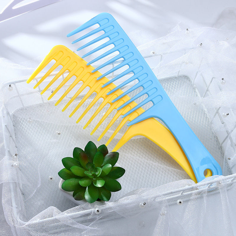 Thumbnail: Hairdress Comb Heat Resistant Woman Wet Hook Curly Hair Brushes Styling Tools Co