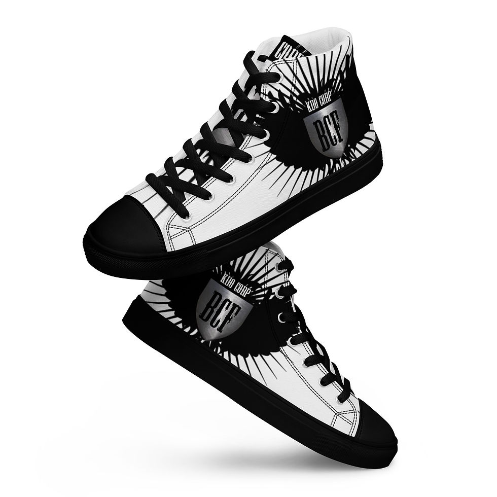 Thumbnail: Men’s high top canvas shoes
