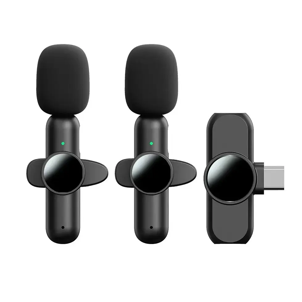Thumbnail: Wireless Lavalier Microphone for iPhone iPad Professional Mini Noise Canceling M