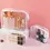 Thumbnail: Simple Transparent Cosmetic Bag PVC Waterproof Clear Makeup Storage Case Travel 