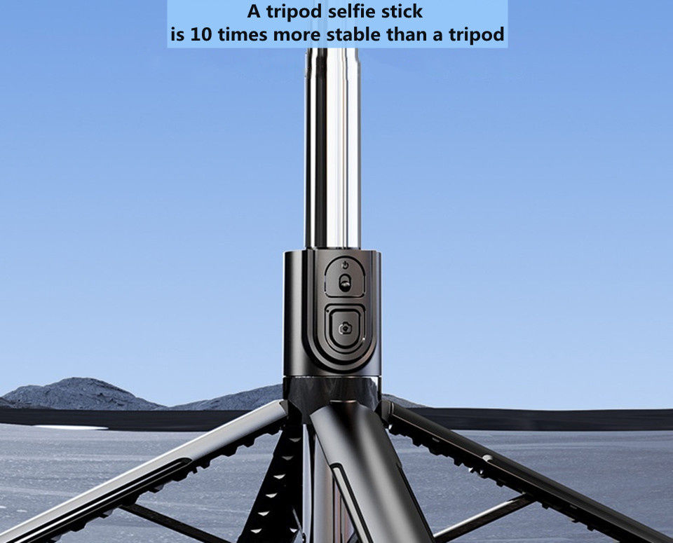 Thumbnail: 2025 Portable selfie four tripod wireless remote control Mobile phone holder for
