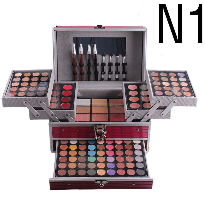 Thumbnail: Full 49/190 Color Makeup Set Box In Aluminum Cosmetics For Women Eyeshadow Powde