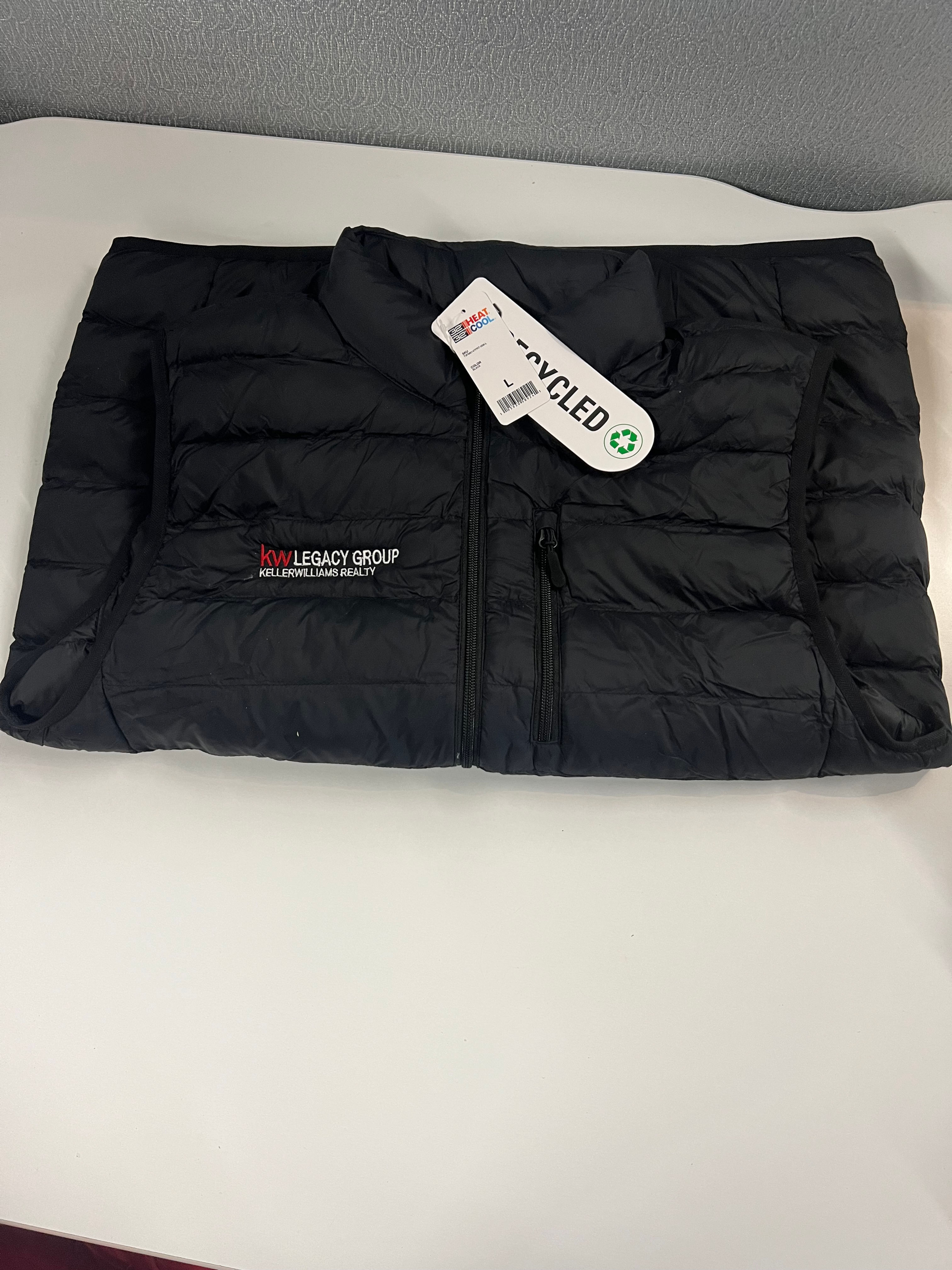 KWLG Men's Puffer Vest - Black