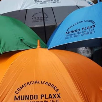 Estampado a un color en sombrillas y paraguas